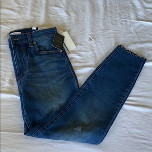 STS Blue Brie Crop Skinny 11” High Rise